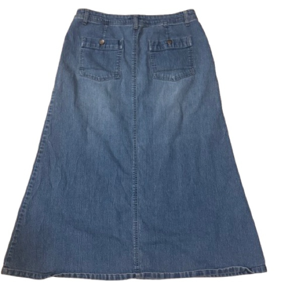 Cato Blue Denim Maxi Skirt - Picture 3 of 7